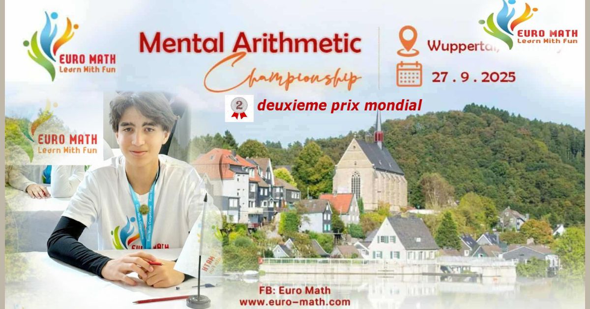 🏆 Couronnement de l’élite tunisienne du calcul mental 🏆 