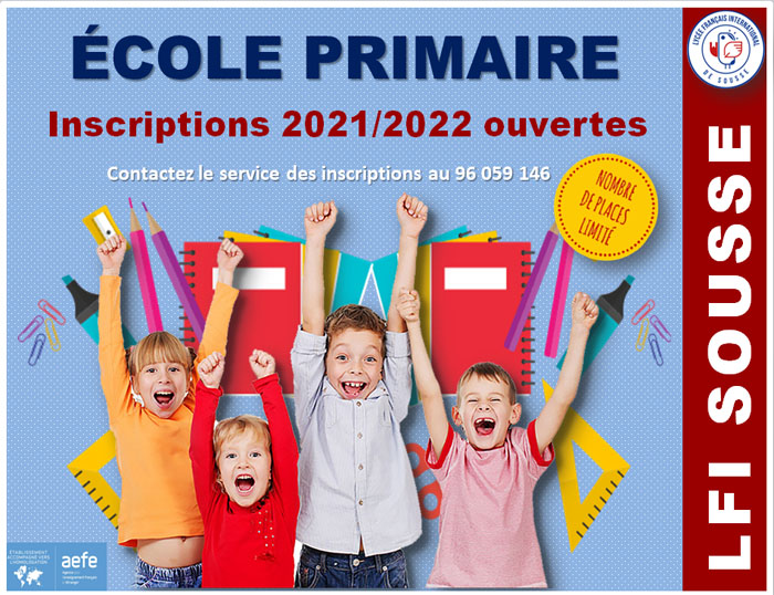 Inscriptions école primaire  