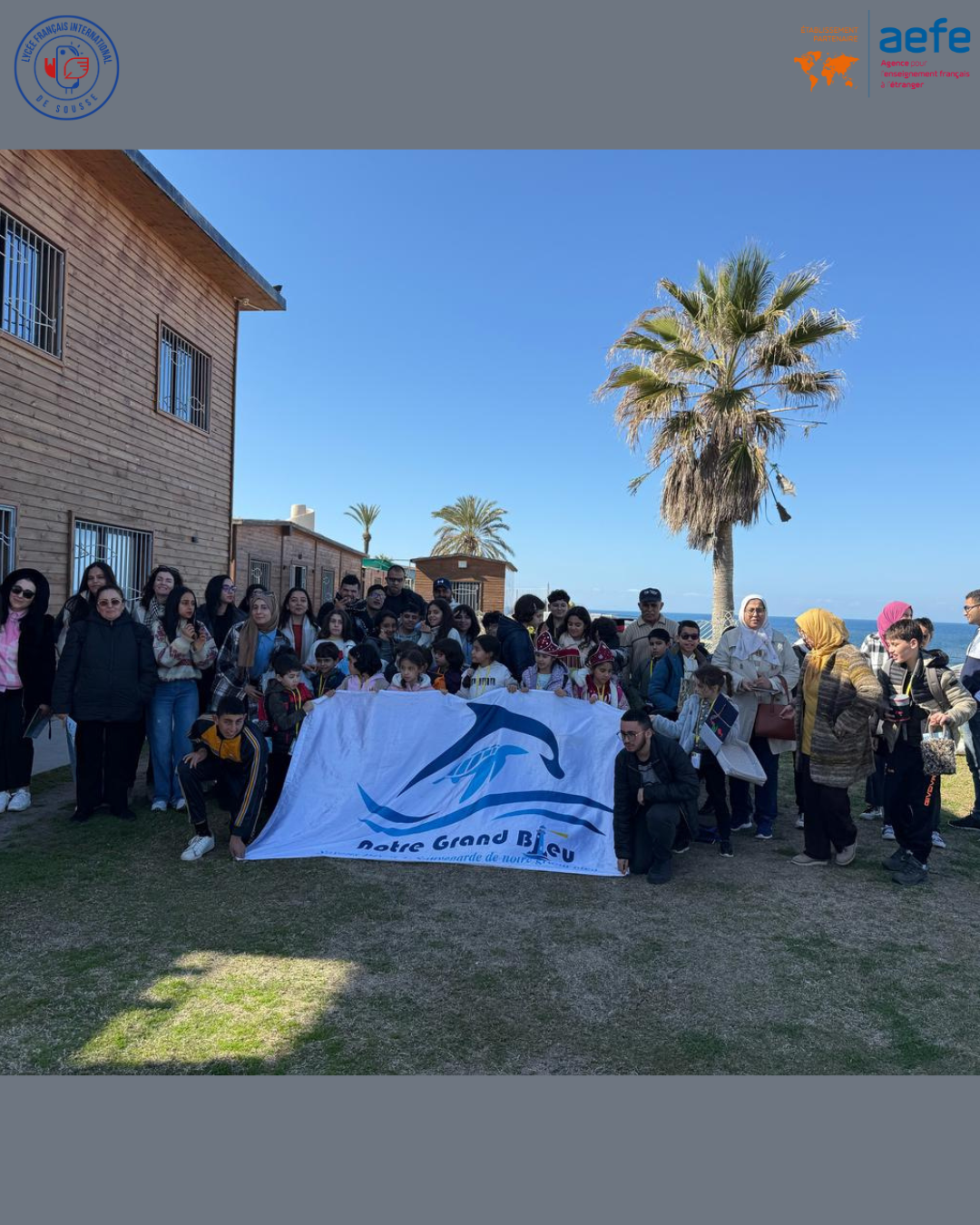 Sortie pédagogique à l'association "Grand Bleu" de Monastir 