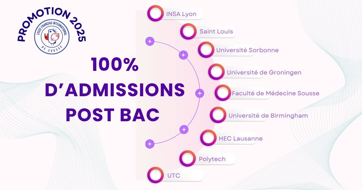 🎓100%  D’ADMISSIONS  POST BAC🎓 