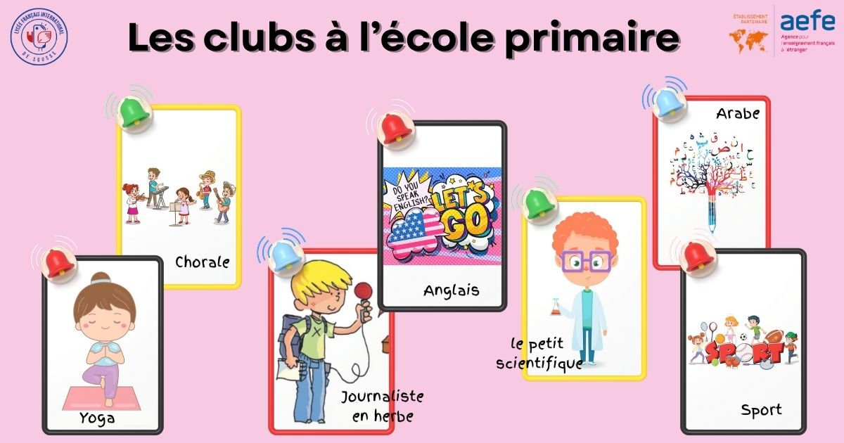 Les clubs à l’école primaire  