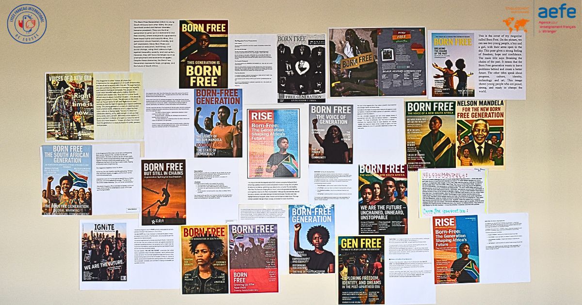 Projet des élèves de Seconde : “Born Free Generation”  